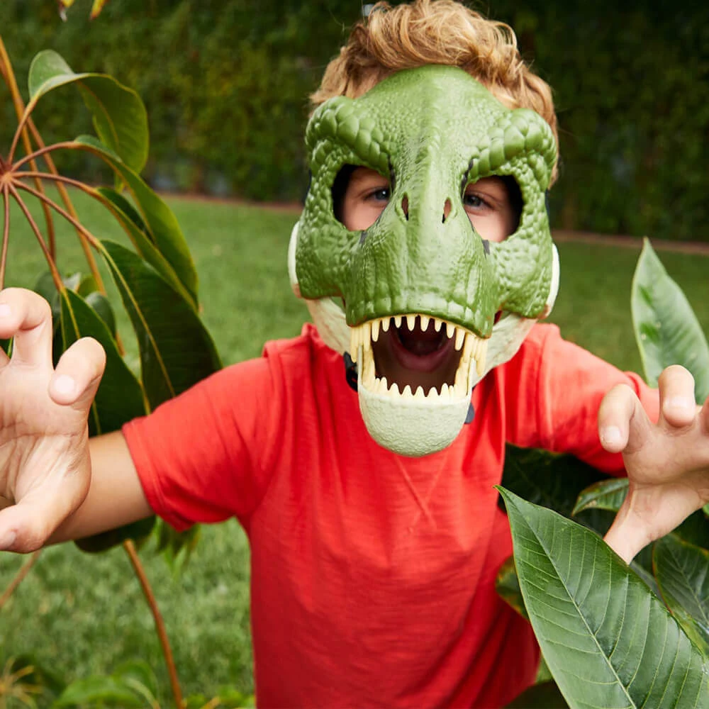 Kids Adult Dinosaur 3D Mask Breathable Latex Full Head Mask For Halloween Party Cosplay 2 Kids Adult Dinosaur 3D Mask Breathable Latex Full Head Mask For Halloween Party Cosplay - Image 2