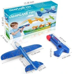 Airplane Launcher Toys 2 Flight Modes LED Foam Glider Kids Catapult Plane For Boys And Girls 14 Airplane Launcher Toys 2 Flight Modes LED Foam Glider Kids Catapult Plane For Boys And Girls -Sun Baby Sales Store kids airplane launcher toys 1