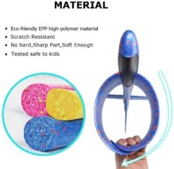 Airplane Launcher Toys 2 Flight Modes LED Foam Glider Kids Catapult Plane For Boys And Girls 12 Airplane Launcher Toys 2 Flight Modes LED Foam Glider Kids Catapult Plane For Boys And Girls -Sun Baby Sales Store kids airplane launcher toys 5