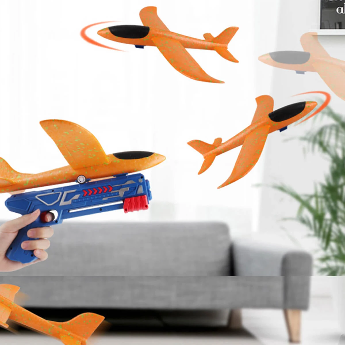 Airplane Launcher Toys 2 Flight Modes LED Foam Glider Kids Catapult Plane For Boys And Girls 6 Airplane Launcher Toys 2 Flight Modes LED Foam Glider Kids Catapult Plane For Boys And Girls - Image 6