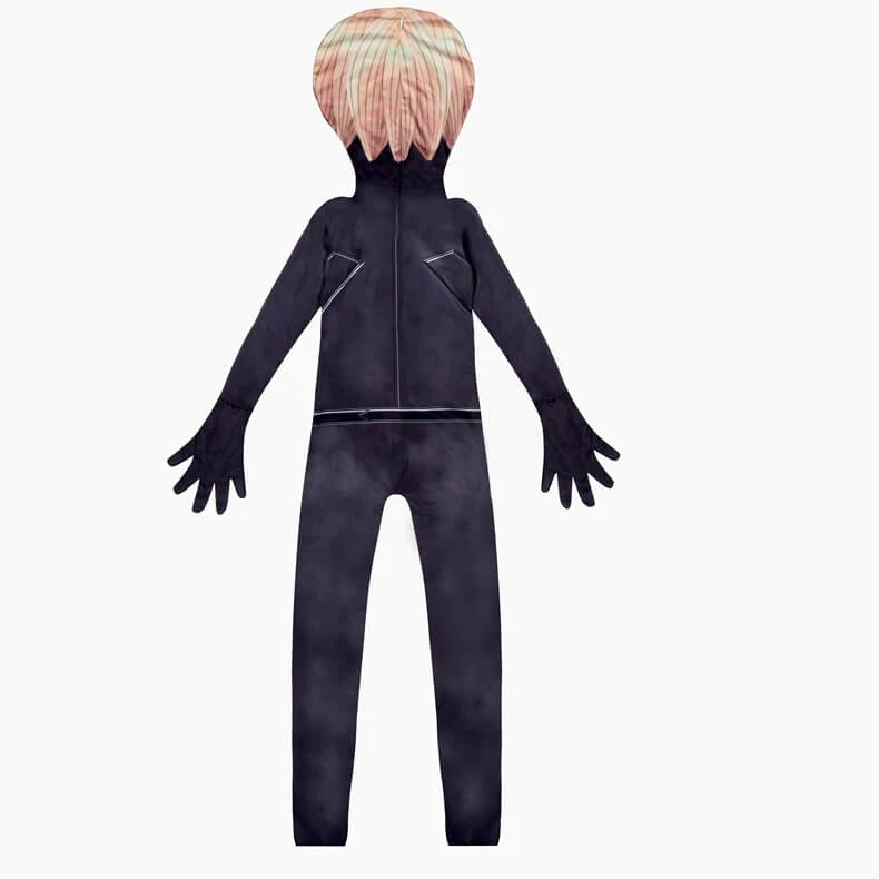 Kids Black Cat Costume Boys Girls Jumpsuit Helmet One-Piece Outfit For Halloween Party 2 Kids Black Cat Costume Boys Girls Jumpsuit Helmet One-Piece Outfit For Halloween Party - Image 2