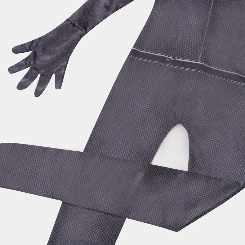 Kids Black Cat Costume Boys Girls Jumpsuit Helmet One-Piece Outfit For Halloween Party 6 Kids Black Cat Costume Boys Girls Jumpsuit Helmet One-Piece Outfit For Halloween Party - Image 6