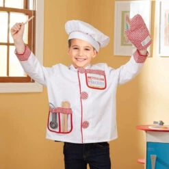 Boys Girls Pretend Play Costumes Police Doctor Nurse Chef Cosplay Costume Role Play Dress-Up Set 27 Boys Girls Pretend Play Costumes Police Doctor Nurse Chef Cosplay Costume Role Play Dress-Up Set -Sun Baby Sales Store kids chef costume 1