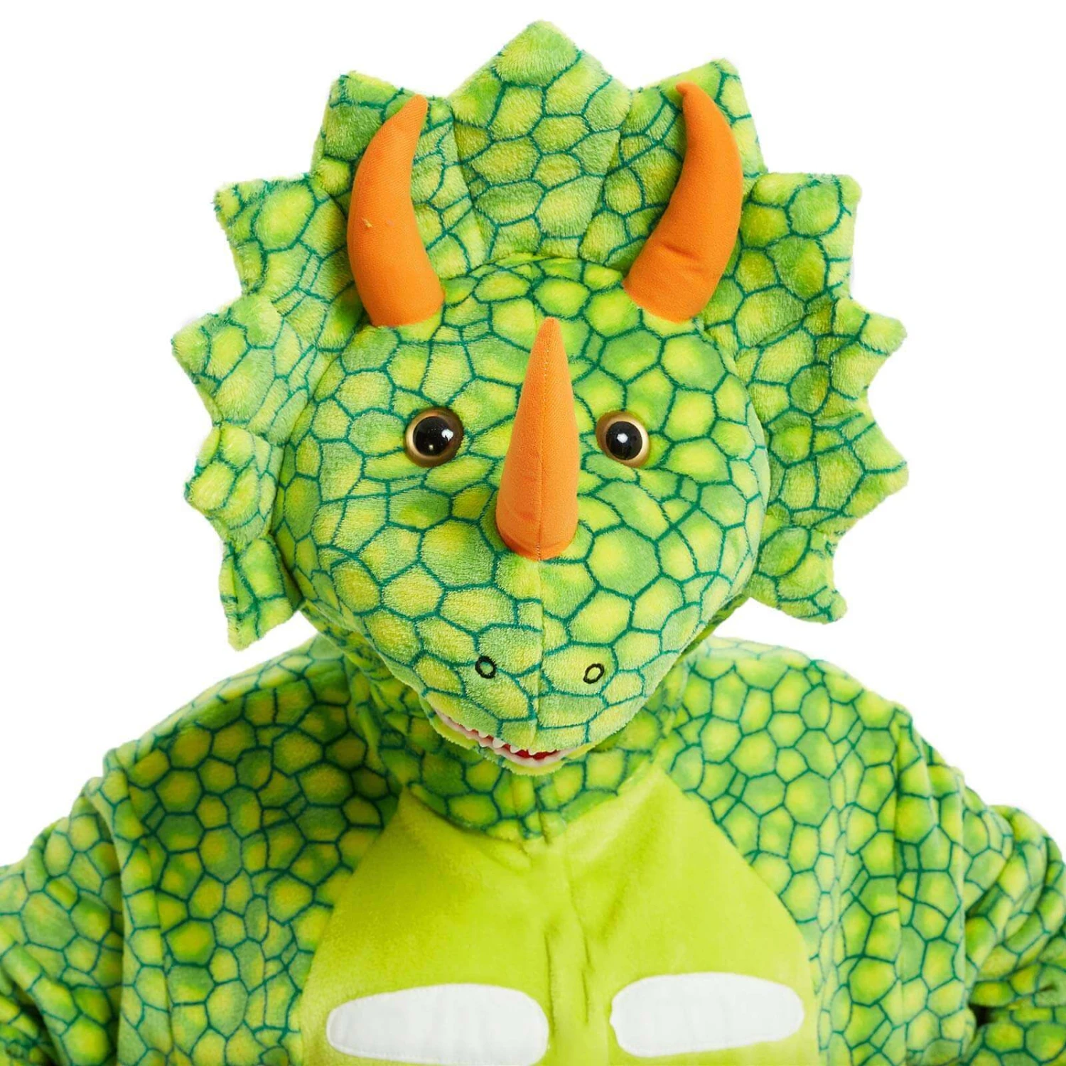 Family Matching Dinosaur Costume Triceratops Hooded Outfit Furry Dinosaur Onesie For Adults Kids 4 Family Matching Dinosaur Costume Triceratops Hooded Outfit Furry Dinosaur Onesie For Adults Kids - Image 4