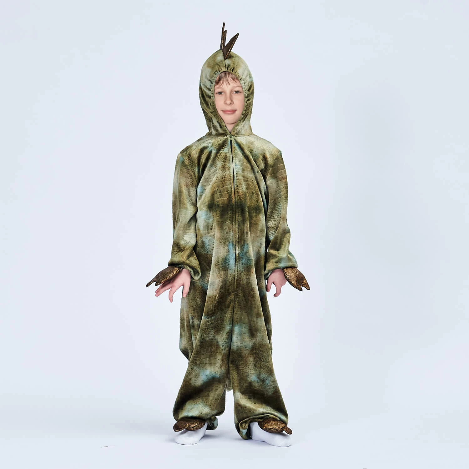 Kids Dinosaur Costume Halloween Monster Cosplay Dress Up For Boys Girls 2 Kids Dinosaur Costume Halloween Monster Cosplay Dress Up For Boys Girls - Image 2