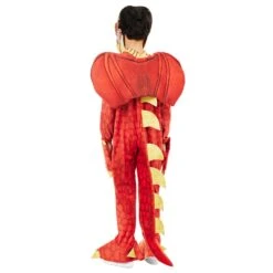 Kids Dinosaur Costume T-rex Jumpsuit Dragon Wings Dinosaur Latex Rubber Mask 3pcs Set For Fancy Cosplay 3T-10 -Sun Baby Sales Store kids dinosaur costume 9