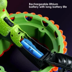 Kids Dinosaur Dart Shooting Toy With Soft Bullets High Capacity Electric Blasting Toy Gun 16 Kids Dinosaur Dart Shooting Toy With Soft Bullets High Capacity Electric Blasting Toy Gun -Sun Baby Sales Store kids dinosaur gun 1