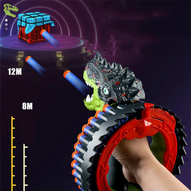 Kids Dinosaur Dart Shooting Toy With Soft Bullets High Capacity Electric Blasting Toy Gun 3 Kids Dinosaur Dart Shooting Toy With Soft Bullets High Capacity Electric Blasting Toy Gun - Image 3