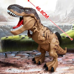 18in Dinosaur Toy Walking Spray Lay Eggs T-Rex With Light And Sound -Sun Baby Sales Store kids dinosaur toy 2