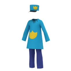 Kids Unisex Dog Police Costume Boys Girls Blue Tops Pants And Hat 3pcs Suit 7 Kids Unisex Dog Police Costume Boys Girls Blue Tops Pants And Hat 3pcs Suit -Sun Baby Sales Store kids dog man police costume 4