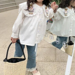 Kids Easter Costume Bunny Short Sleeve Sweater And Shirt 2pcs Clothes Set Girls Cute Bunny Outfit -Sun Baby Sales Store kids easter costume bunny outfit 4