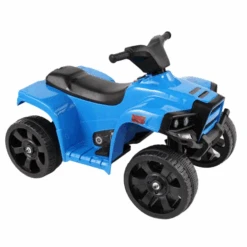 6V Kids Ride-on ATV Car 4 Wheels Battery Powered Ride-On Toy With Light For Children -Sun Baby Sales Store kids electric atv quad ride on car toy blue