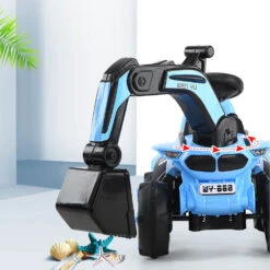 Kids Electric Ride-on Excavator Boys Gilrs Outdoor Digger Truck With Helmet, Power Digger And Light 12 Kids Electric Ride-on Excavator Boys Gilrs Outdoor Digger Truck With Helmet, Power Digger And Light -Sun Baby Sales Store kids electric ride on excavator 6