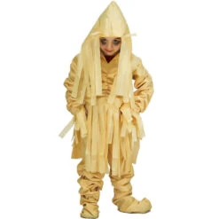 Children Halloween Cosplay Costume Under Wraps Boys Girls Ghost Horror Outfit For Halloween Party 10 Children Halloween Cosplay Costume Under Wraps Boys Girls Ghost Horror Outfit For Halloween Party -Sun Baby Sales Store kids halloween mummy costume 1