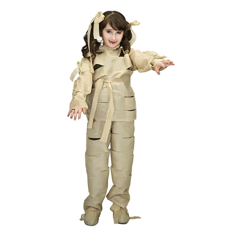 Children Halloween Cosplay Costume Under Wraps Boys Girls Ghost Horror Outfit For Halloween Party 2 Children Halloween Cosplay Costume Under Wraps Boys Girls Ghost Horror Outfit For Halloween Party - Image 2