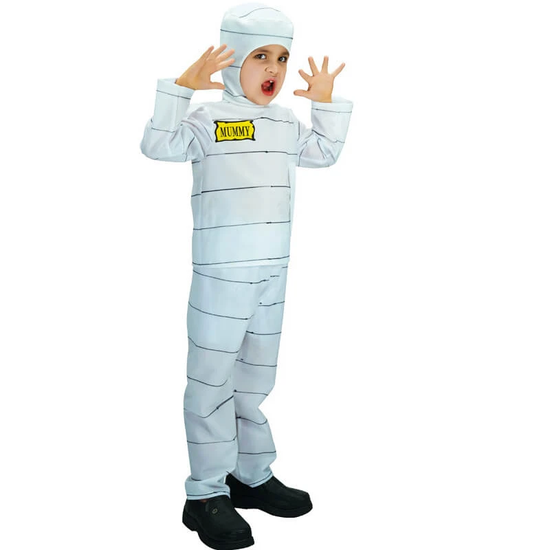 Children Halloween Cosplay Costume Under Wraps Boys Girls Ghost Horror Outfit For Halloween Party 7 Children Halloween Cosplay Costume Under Wraps Boys Girls Ghost Horror Outfit For Halloween Party - Image 7
