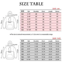 Kids Adult Hero Hooded Sweat Suit Unisex MHA Costume Hoodie Pants Set -Sun Baby Sales Store kids hoodie size chart 41d4347d 751e 4efc a982 fbda10466b9a