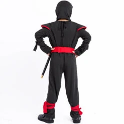 Kids Ninja Costume Black Outfit For Halloween Dress Up Party 2-8T -Sun Baby Sales Store kids ninja costume 4