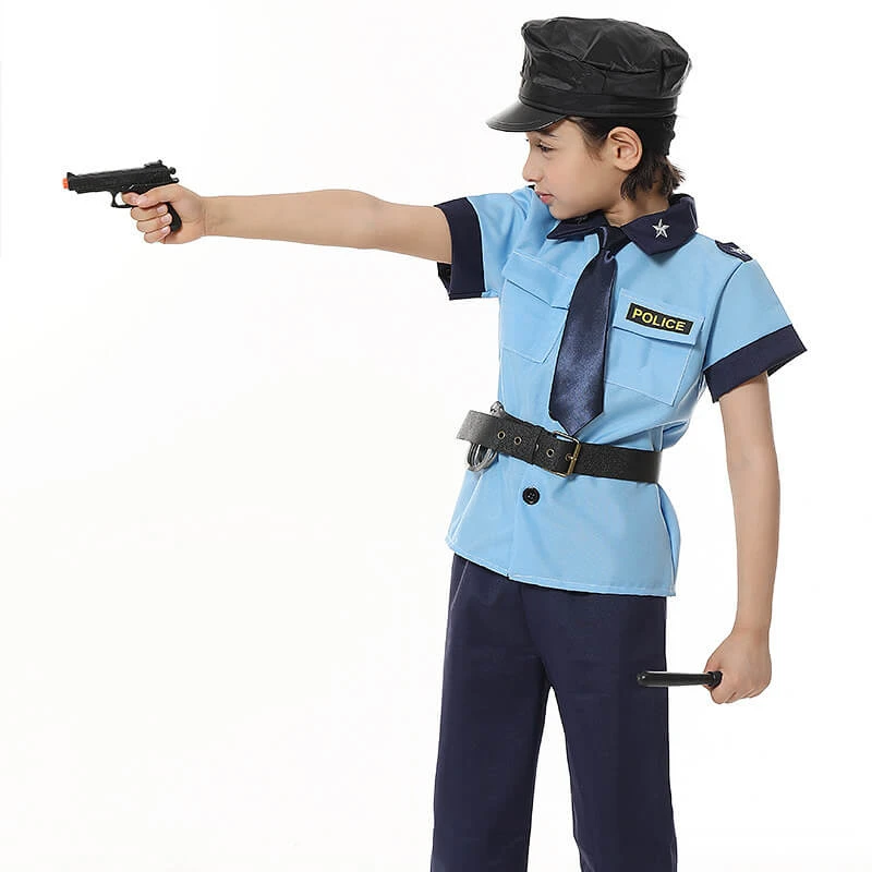 Boys Girls Pretend Play Costumes Police Doctor Nurse Chef Cosplay Costume Role Play Dress-Up Set 14 Boys Girls Pretend Play Costumes Police Doctor Nurse Chef Cosplay Costume Role Play Dress-Up Set - Image 14