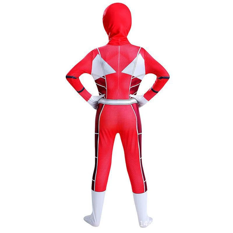 Kids Dino Ranger Outfit Red And Blue Hero Cosplay Costume For Boys And Girls 5 Kids Dino Ranger Outfit Red And Blue Hero Cosplay Costume For Boys And Girls - Image 5