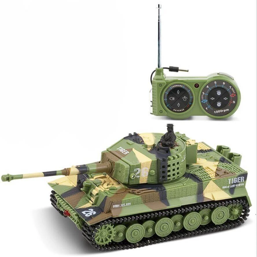 1:72 Remote Control Battle Tank Panzer Tank German Tiger Armored Vehicle With High Simulation 4 1:72 Remote Control Battle Tank Panzer Tank German Tiger Armored Vehicle With High Simulation - Image 4