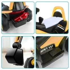 Kids Ride-on Excavator Toy Boys Gilrs Outdoor Digger Truck With LED And Simulation Sound 13 Kids Ride-on Excavator Toy Boys Gilrs Outdoor Digger Truck With LED And Simulation Sound -Sun Baby Sales Store kids ride on excavator 5