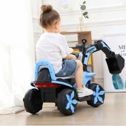Kids Ride-on Excavator Toy Boys Gilrs Outdoor Digger Truck With LED And Simulation Sound 14 Kids Ride-on Excavator Toy Boys Gilrs Outdoor Digger Truck With LED And Simulation Sound -Sun Baby Sales Store kids ride on excavator 7