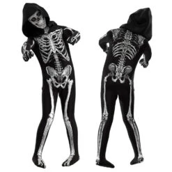 Kids Scary Skeleton Costume Halloween Jumpsuit And Mask Skull Outfit For Girls Boys 14 Kids Scary Skeleton Costume Halloween Jumpsuit And Mask Skull Outfit For Girls Boys -Sun Baby Sales Store kids skeleton outfit 3
