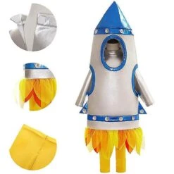 Kids 3D Rocket Outfit 3pcs Space Ship Suit Astronaut Costume Boys Girls Halloween Cosplay Costume -Sun Baby Sales Store kids space suit 3 09b503c1 25a8 49ae 9233 a4a5bff3a215