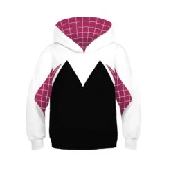 Kids Adults Gwen Hoodie Pants Superhero Unisex Long Sleeve Fashion Sweatshirt -Sun Baby Sales Store kids spider women gwen hoodie 1