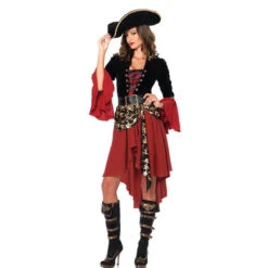 Ladies Pirate Outfit Masquerade Womens Pirate Dress Halloween Cosplay Pirates Of The Caribbean Captain Sparrow Costume 9 Ladies Pirate Outfit Masquerade Womens Pirate Dress Halloween Cosplay Pirates Of The Caribbean Captain Sparrow Costume -Sun Baby Sales Store ladies pirate outfit jack sparrow costume 1