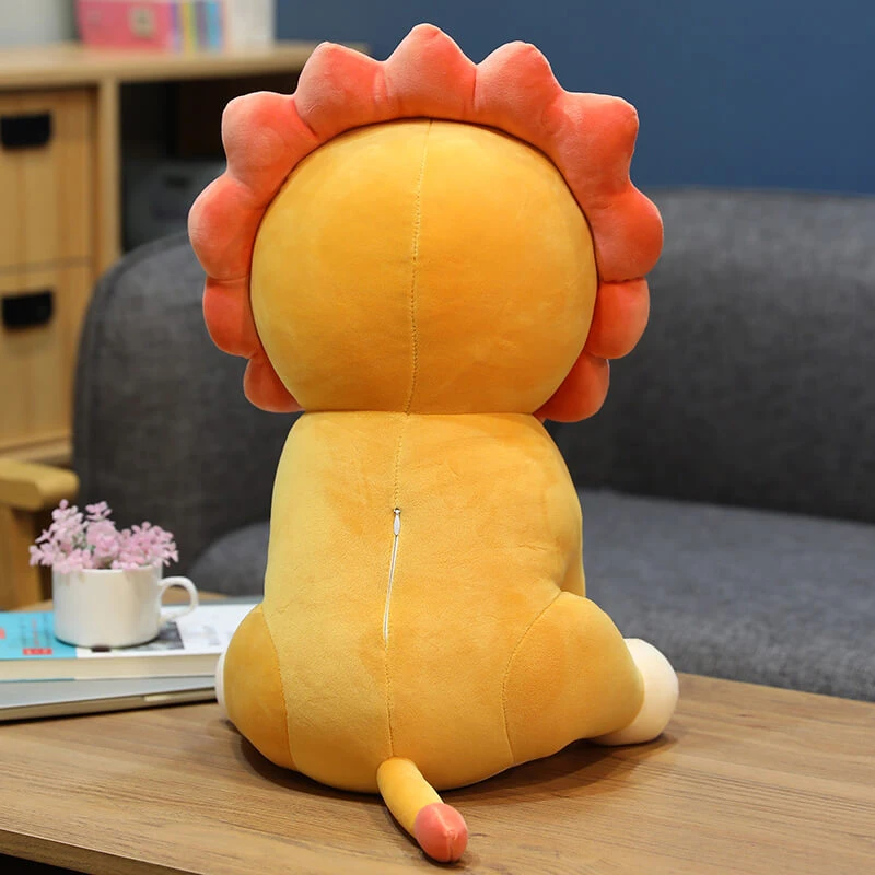 24" Cute Lion Plush Toys Sun Flower Stuffed Animal Hug Doll For Kids Baby Lovely Cartoon Christmas Gift 5 24" Cute Lion Plush Toys Sun Flower Stuffed Animal Hug Doll For Kids Baby Lovely Cartoon Christmas Gift - Image 5