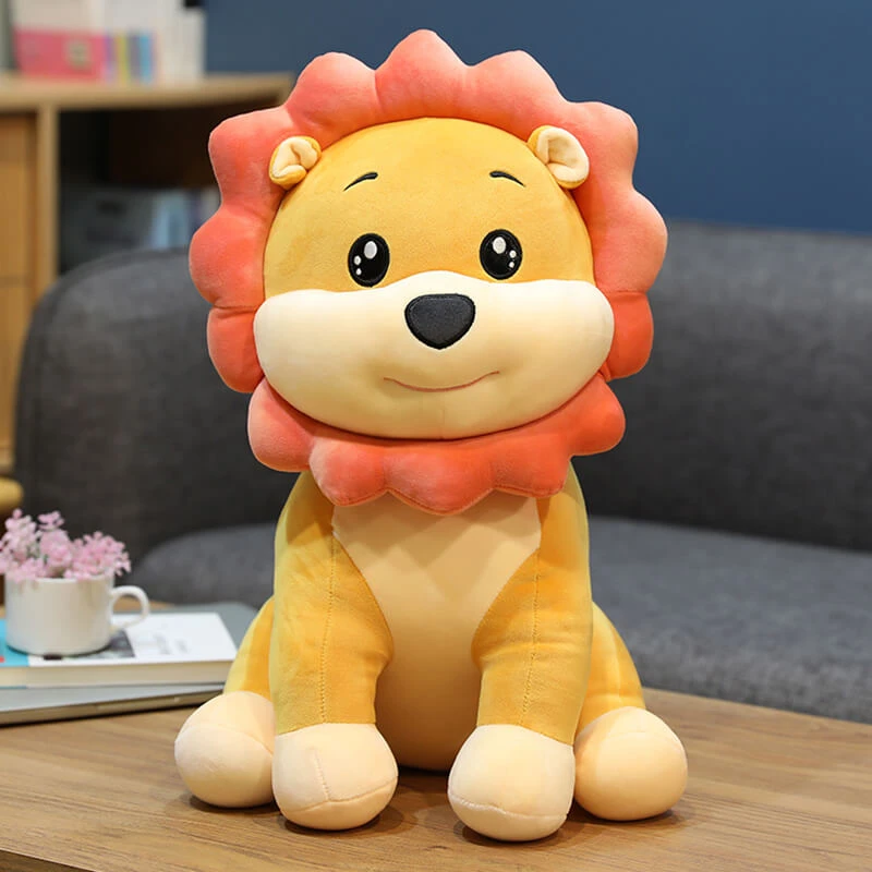 24" Cute Lion Plush Toys Sun Flower Stuffed Animal Hug Doll For Kids Baby Lovely Cartoon Christmas Gift 2 24" Cute Lion Plush Toys Sun Flower Stuffed Animal Hug Doll For Kids Baby Lovely Cartoon Christmas Gift - Image 2