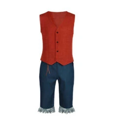 Straw Hats Pirates Cosplay Outfit Live Action Loofie Clothes For Halloween Carnival 13 Straw Hats Pirates Cosplay Outfit Live Action Loofie Clothes For Halloween Carnival -Sun Baby Sales Store luffy cosplay costume 9