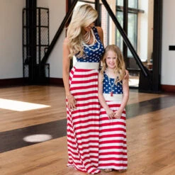 Mommy And Me 4th Of July Dress Sleeveless American Flag Striped Outfit For Mom Daughter 15 Mommy And Me 4th Of July Dress Sleeveless American Flag Striped Outfit For Mom Daughter -Sun Baby Sales Store main 01 60e46cf6 8337 47ee 9066 df0e76332a1d