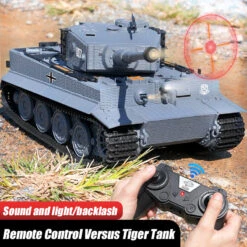 1/24 Remote Control Tank 2.4G Infrared Battle RC Tank 1080° Turret Rotates With Metal Track -Sun Baby Sales Store main 01 9a482028 662c 4c53 9904 31a625c90973