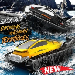 2.4G Amphibious RC Tank All-terrain Tracked Tank Waterproof Dual Control Armored Car 14 2.4G Amphibious RC Tank All-terrain Tracked Tank Waterproof Dual Control Armored Car -Sun Baby Sales Store main 01 9f19edab 3fb9 408b a322 403d940137cc