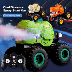 2.4G Dinosaur RC Car 360° Stunt Spray Car Monster Climbing Truck Electric Remote Control Toy Cool Light -Sun Baby Sales Store main 01 e3ea6ef9 8c3b 4bfa 8540 045ba10fd366