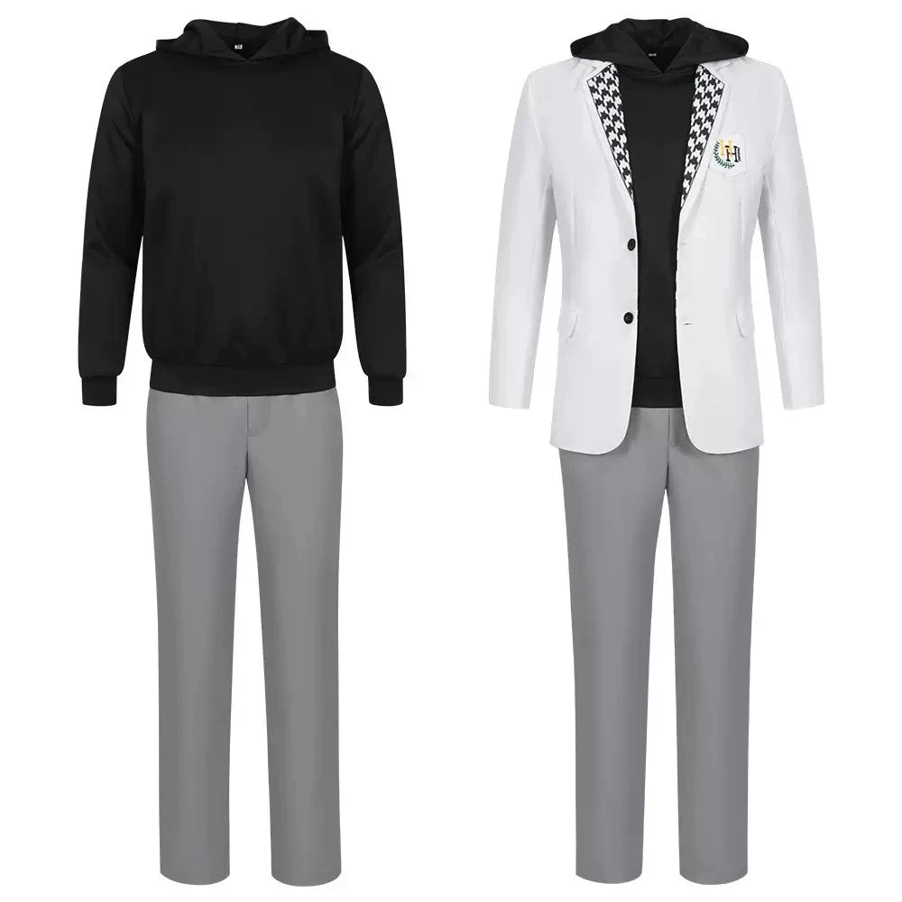 Nagi Seishiro Costume Black Hoodie School Uniform Full Set Nagi Cosplay Outfit With Wig 1 Nagi Seishiro Costume Black Hoodie School Uniform Full Set Nagi Cosplay Outfit With Wig