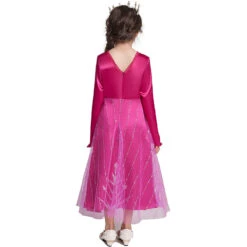 Hot Pink Princess Elsa Dress Girls Cosplay Halloween Costume -Sun Baby Sales Store main 02 91580c4a 4e64 4775 acb9 b80e84e12f71
