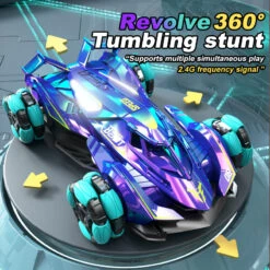 2.4G RC Drift Car Colorful 4WD Off-road Car 360° Stunt Car Dual Remote Mode For Kids -Sun Baby Sales Store main 02 abfcc402 825a 404d be6a b326dbd4fc60