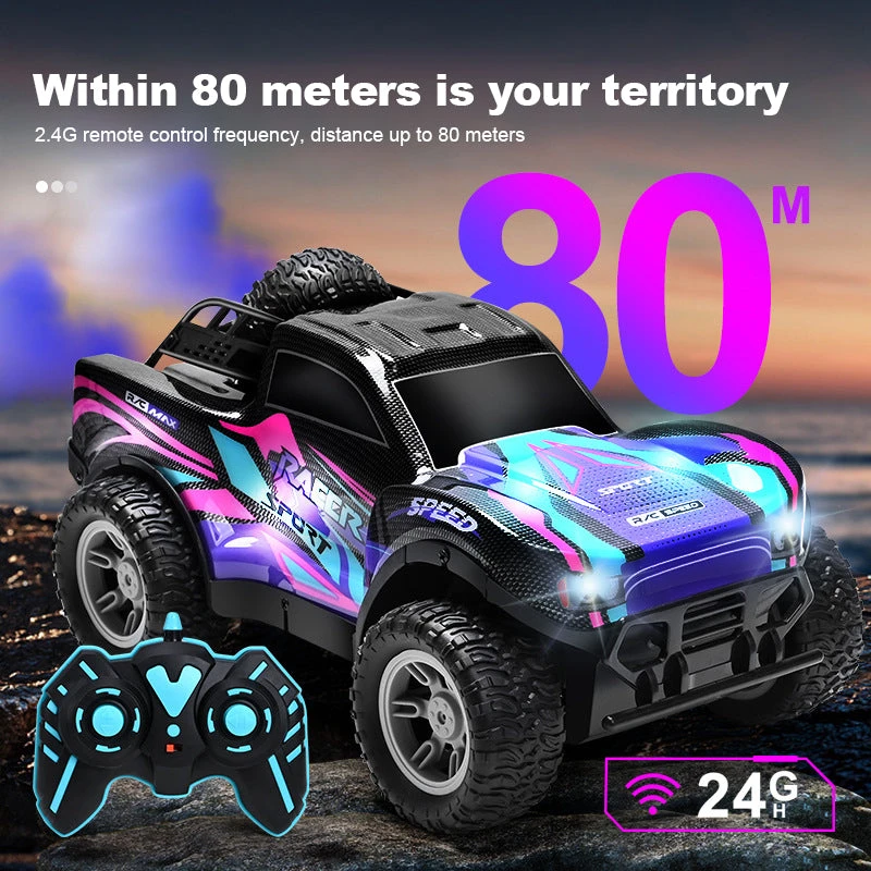 4WD RC Off-road Vehicle 2.4G Fast Remote ControlDrift Car Double Spray Electric Car Toy 5 4WD RC Off-road Vehicle 2.4G Fast Remote ControlDrift Car Double Spray Electric Car Toy - Image 5