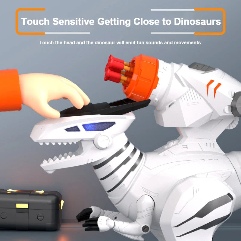 Remote Control Dinosaur Intelligent Programming T-Rex Launch Soft Bullet Interactive Toys 3 Remote Control Dinosaur Intelligent Programming T-Rex Launch Soft Bullet Interactive Toys - Image 3