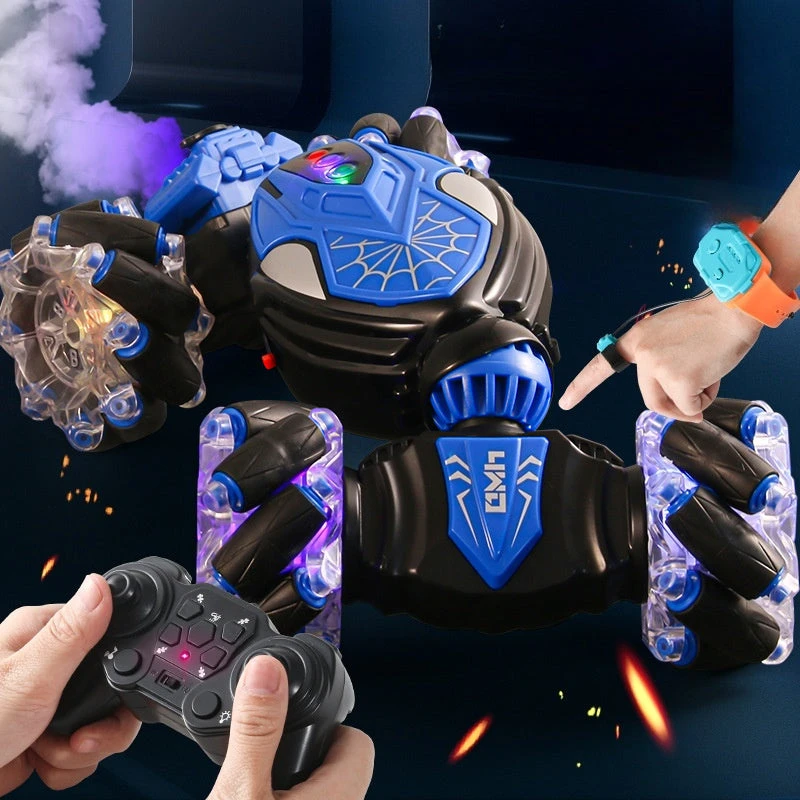 2.4G RC Stunt Car 360° Rotation 4WD Twist Spray Car Dual Control Climbing Car With Light 3 2.4G RC Stunt Car 360° Rotation 4WD Twist Spray Car Dual Control Climbing Car With Light - Image 3