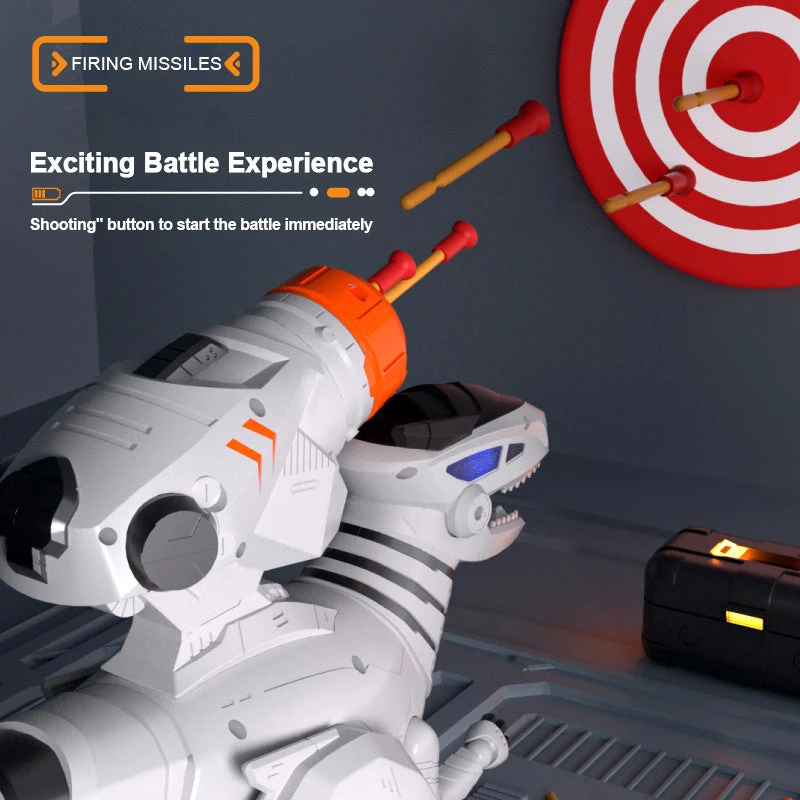 Remote Control Dinosaur Intelligent Programming T-Rex Launch Soft Bullet Interactive Toys 5 Remote Control Dinosaur Intelligent Programming T-Rex Launch Soft Bullet Interactive Toys - Image 5