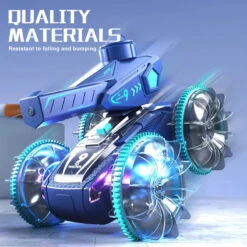 2.4G RC Amphibious Car 4WD Water Gun Vehicle Waterproof RC Tank With Light 12 2.4G RC Amphibious Car 4WD Water Gun Vehicle Waterproof RC Tank With Light -Sun Baby Sales Store main 04 896cd110 4ca7 44e1 b492 51e4a3b195f7
