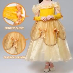 Belle Costume Girl Princess Dress Light Up Dress Glowing Party Dress Birthday Dress -Sun Baby Sales Store main 06 ca9244e7 11f4 44d1 94b5 50ba40ea0b87