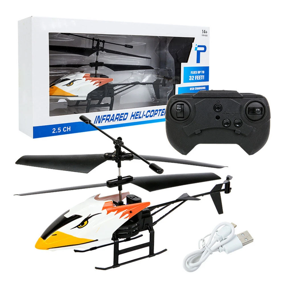 Remote Control Helicopter 2CH Cartoon RC Aircraft With Light Kids Plane Toys 1 Remote Control Helicopter 2CH Cartoon RC Aircraft With Light Kids Plane Toys