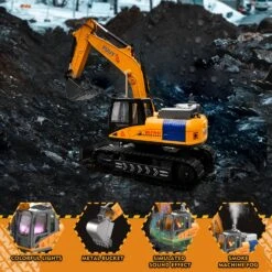2-in-1 RC Excavator Bulldozer 15CH Alloy RC Engineering Vehicle With Spray & Light -Sun Baby Sales Store main 4 4c8278e9 5a87 489a b616 ff76ccf422a4