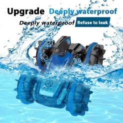 2.4G Amphibious Vehicle Dual Mode Water Column Car 360° Rotation Waterproof RC Car For Kids 16 2.4G Amphibious Vehicle Dual Mode Water Column Car 360° Rotation Waterproof RC Car For Kids -Sun Baby Sales Store main 5
